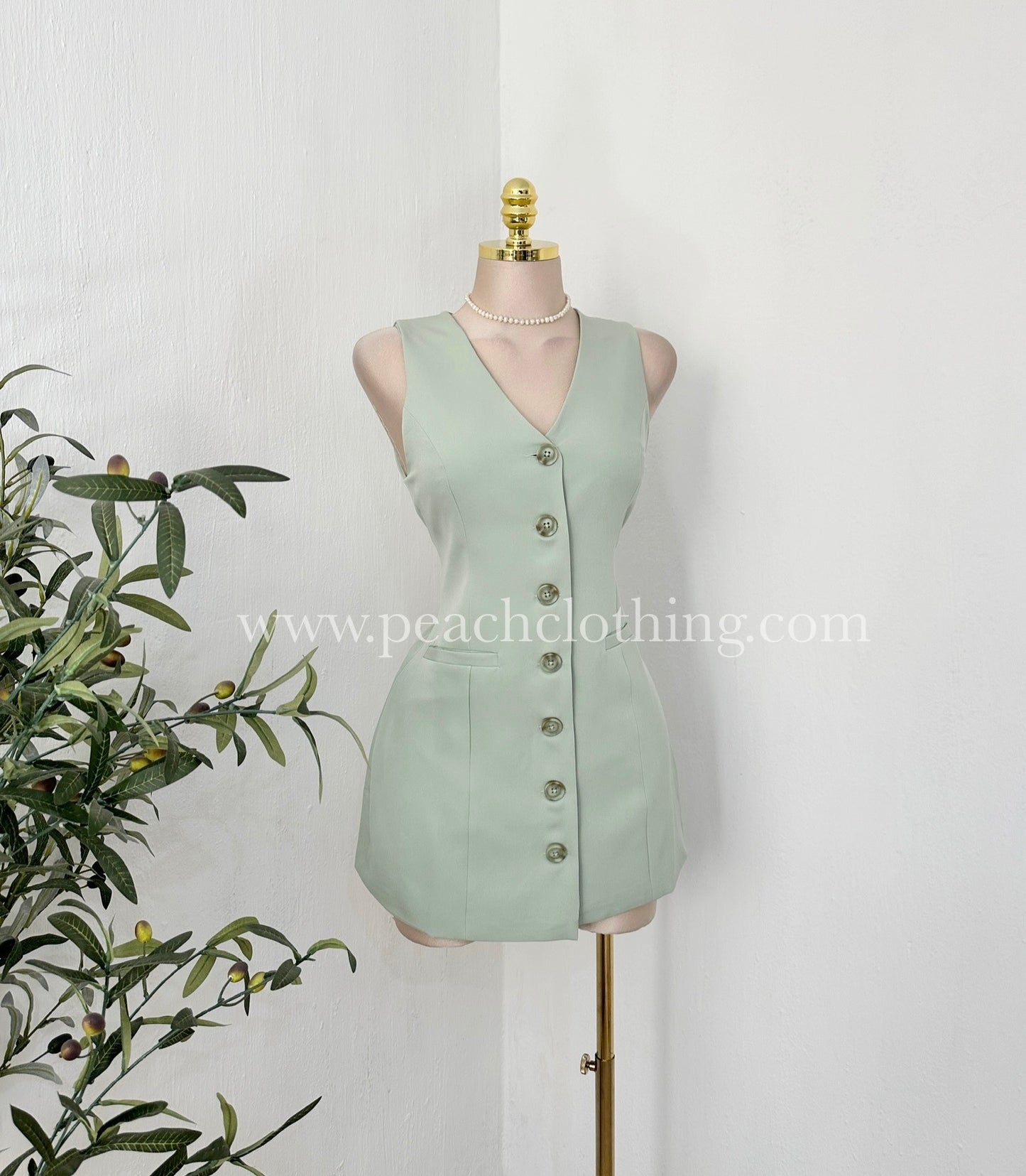 Vestido Tailor Green