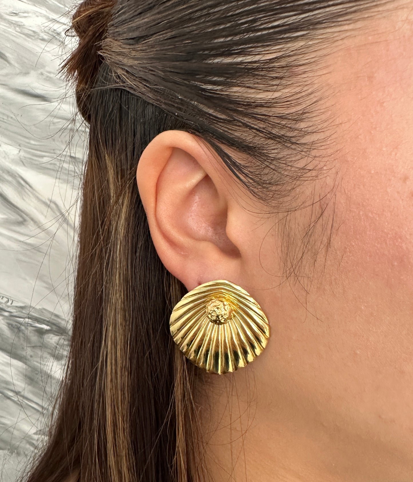 Aretes Shell Circle