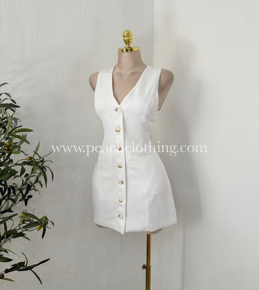 Vestido Tailor White