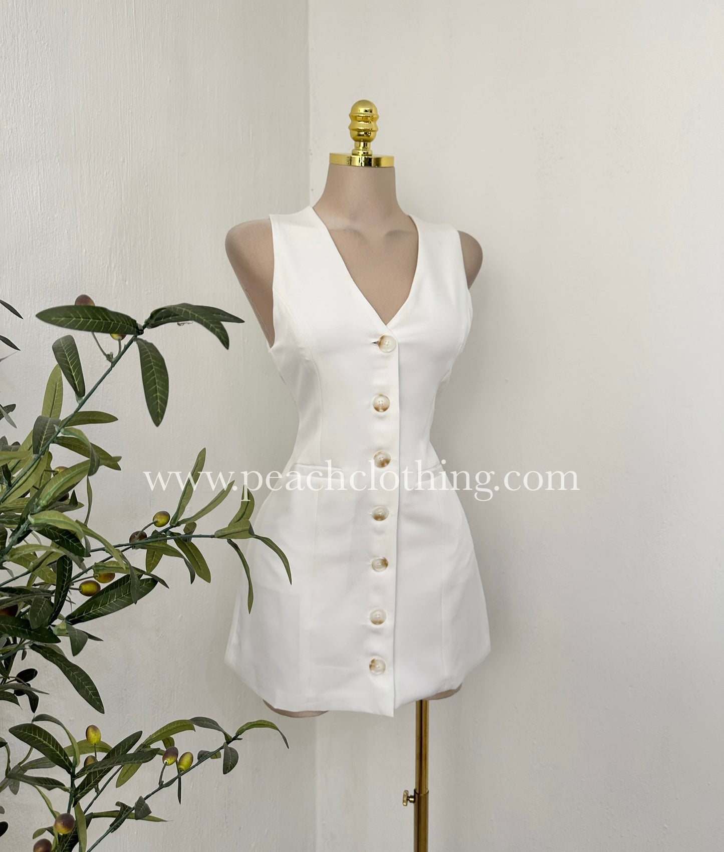 Vestido Tailor White
