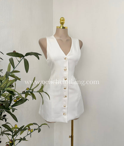 Vestido Tailor White