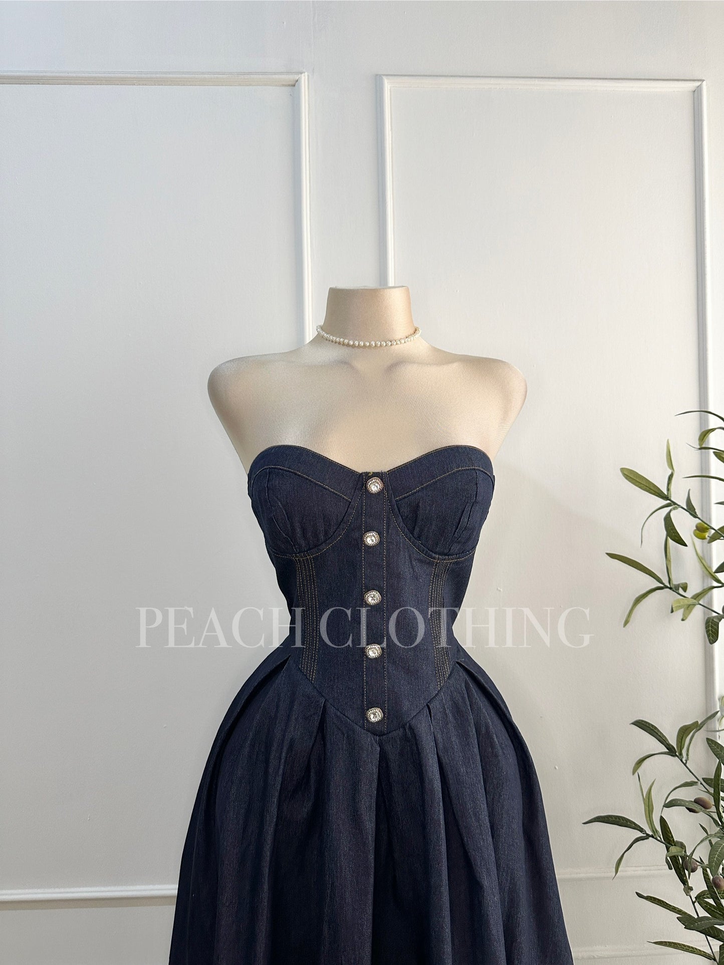 Vestido Midi Denim