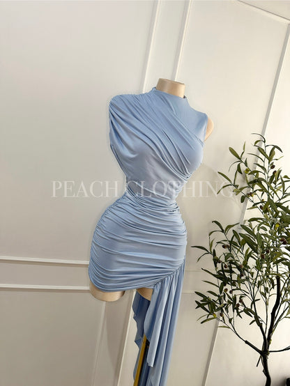 Vestido Greek Blue