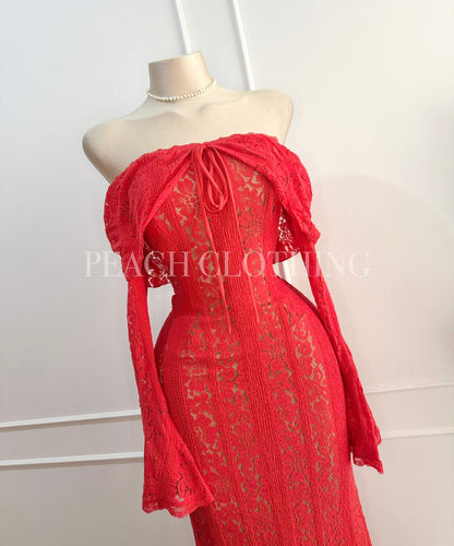 Vestido “Bohem Red”