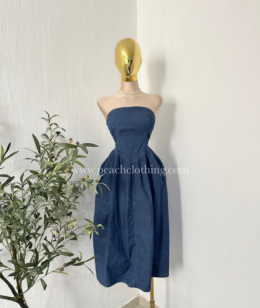 Vestido Midi Denim