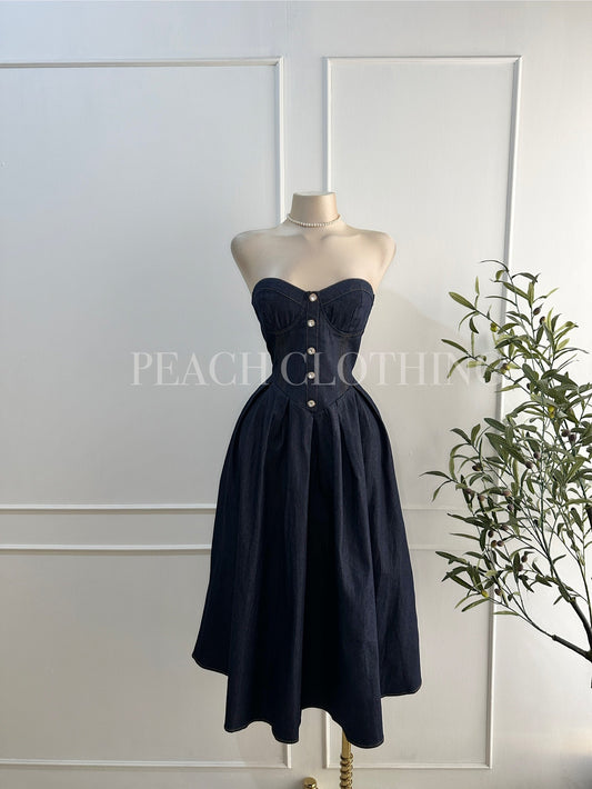 Vestido Midi Denim
