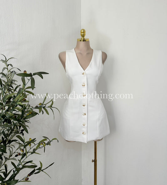 Vestido Tailor White