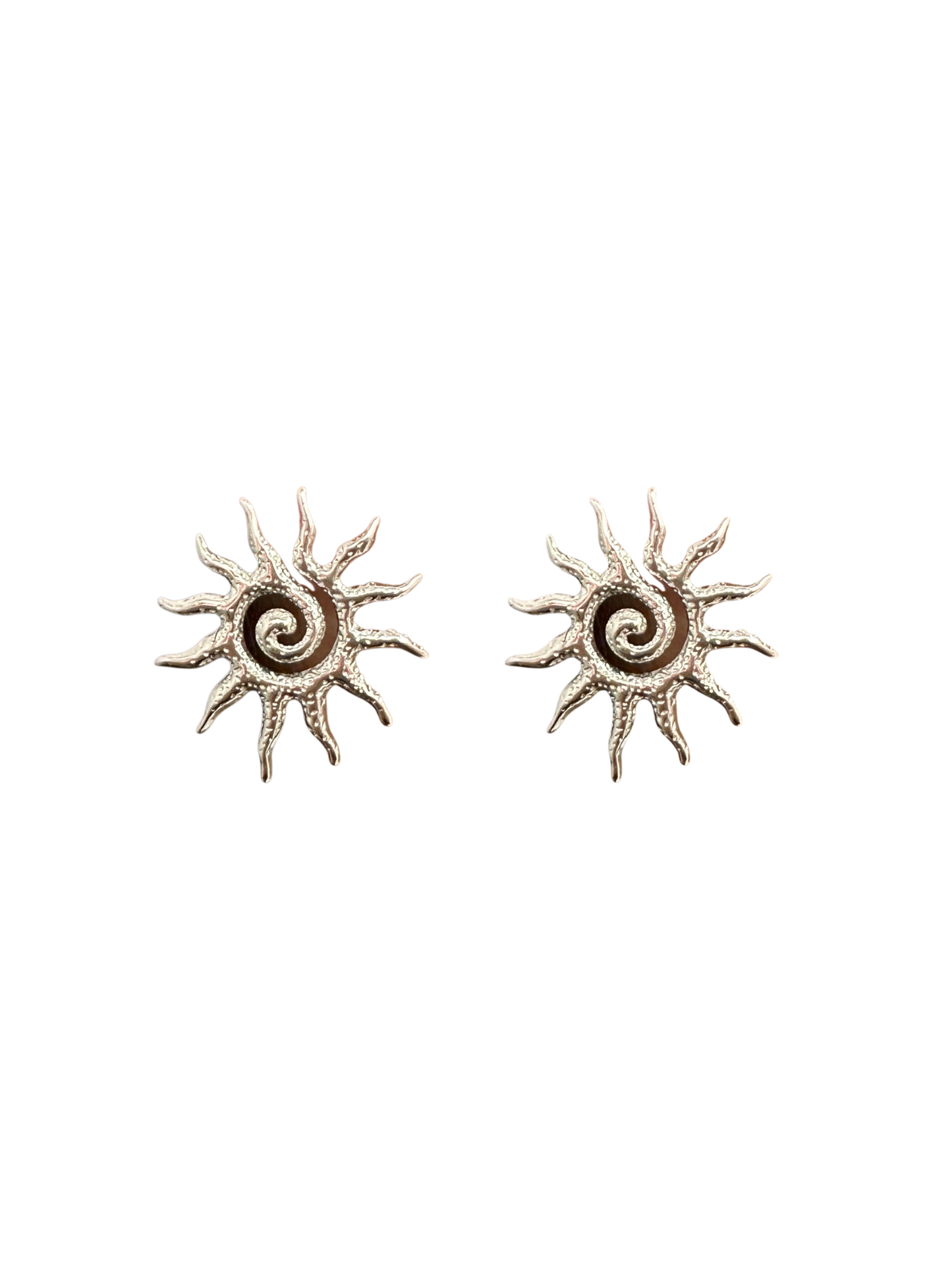 Aretes Sun Silver