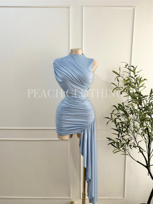 Vestido Greek Blue