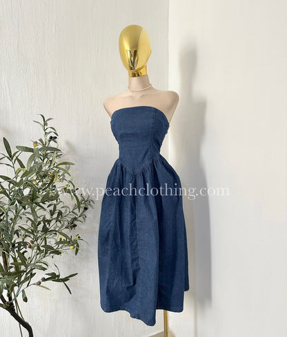 Vestido Midi Denim
